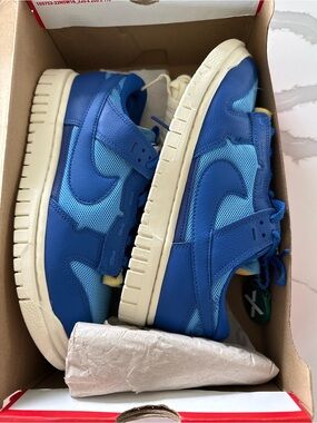 Nike Mens women’s Air Dunk Jumbo University Blue sneaker 6.5/8 NIB